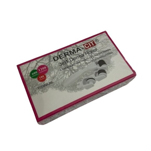 New In The Original Box DERMA - CIT: 3-in-1 Derma Roller with Titanium Needle - Picture 1 of 10